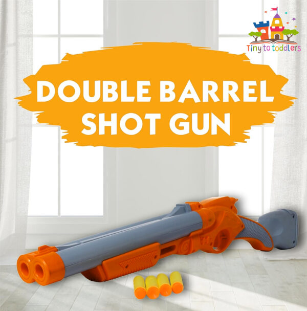 Double Barrel NERF Blaster - Manual Fire - Image 6
