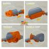 Double Barrel NERF Blaster - Manual Fire - Image 5
