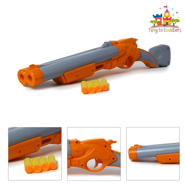 Double Barrel NERF Blaster - Manual Fire - Image 4