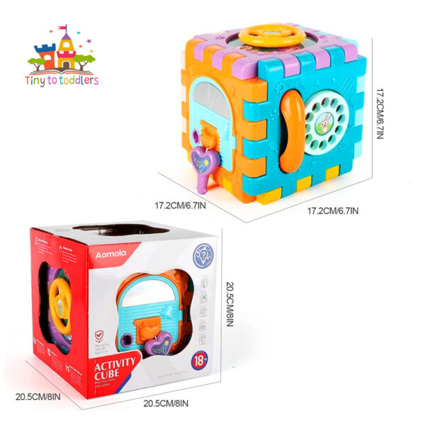 Fun Learning Activity Cube for Kids - Image 2