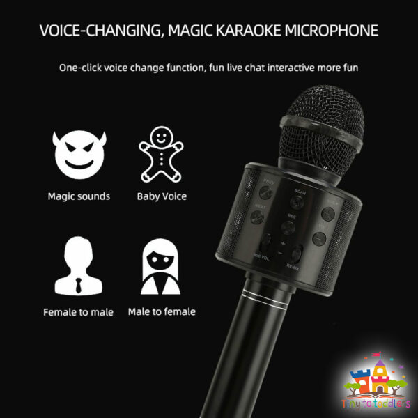 Handheld Karaoke Mic with Built-in Speaker - Image 4