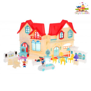 Dream Home Dollhouse with Car and Furniture