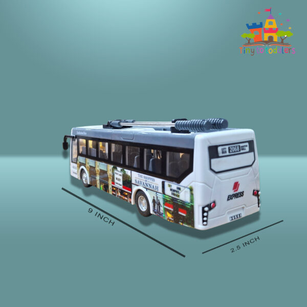 RC City Bus with Opening Doors and Lights - Image 2
