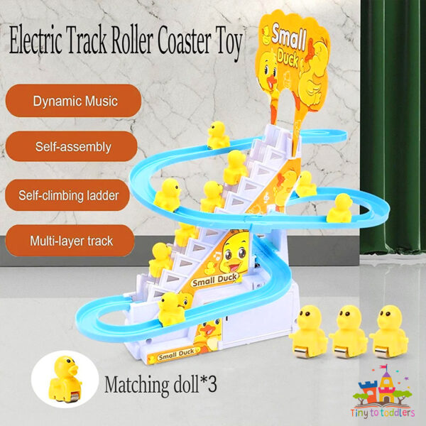 Duck Adventure Zone: Interactive Climbing Set with Light and Sound Effects - Image 2