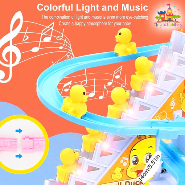 Duck Adventure Zone: Interactive Climbing Set with Light and Sound Effects - Image 3