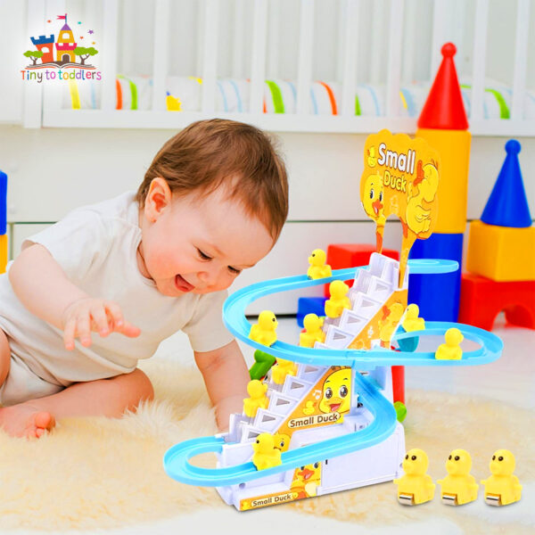 Duck Adventure Zone: Interactive Climbing Set with Light and Sound Effects - Image 4