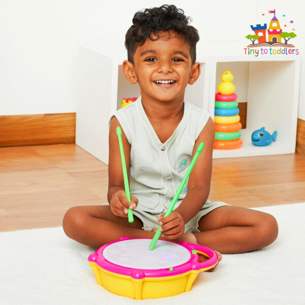Beat Blooms Drum - Interactive Drum with Light-Up Hits - Image 6