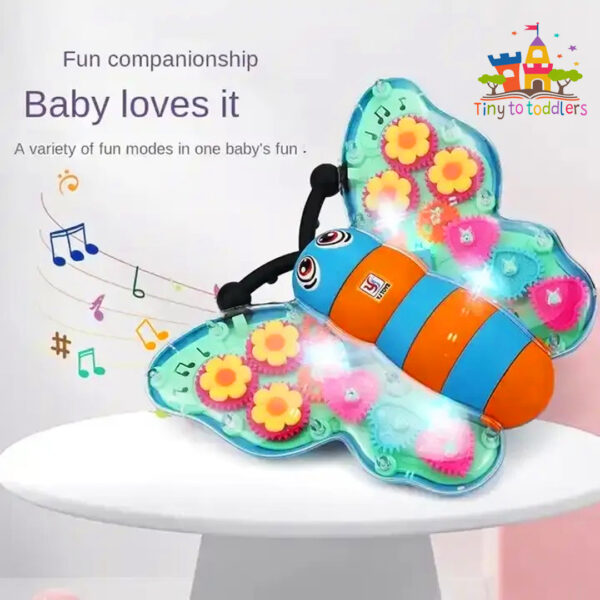 GearWing: Colorful Butterfly Toy with Light and Sound Effects - Image 2