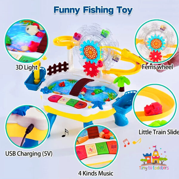 Magnetic Fishing Game Pond Playset - Image 4