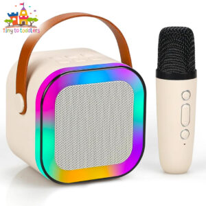 Portable Karaoke Speaker with Mic and RGB Lights