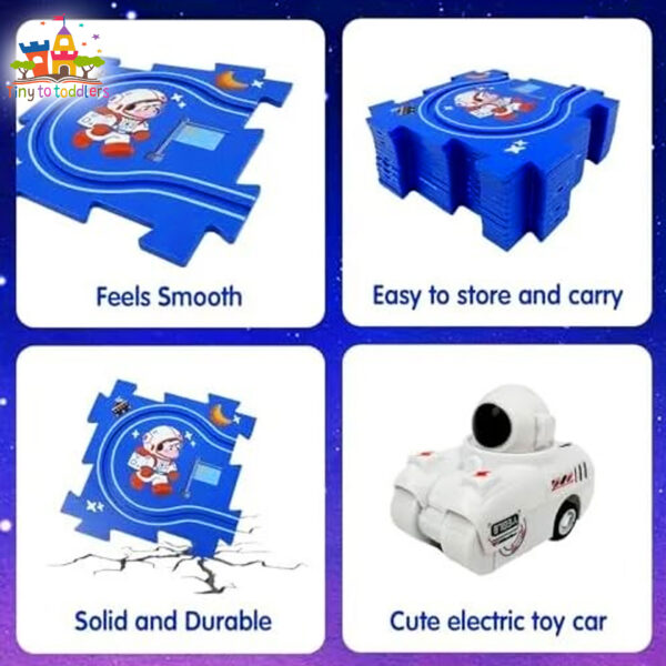 Cosmic Railway Puzzle Track Set with Spaceship - Image 5