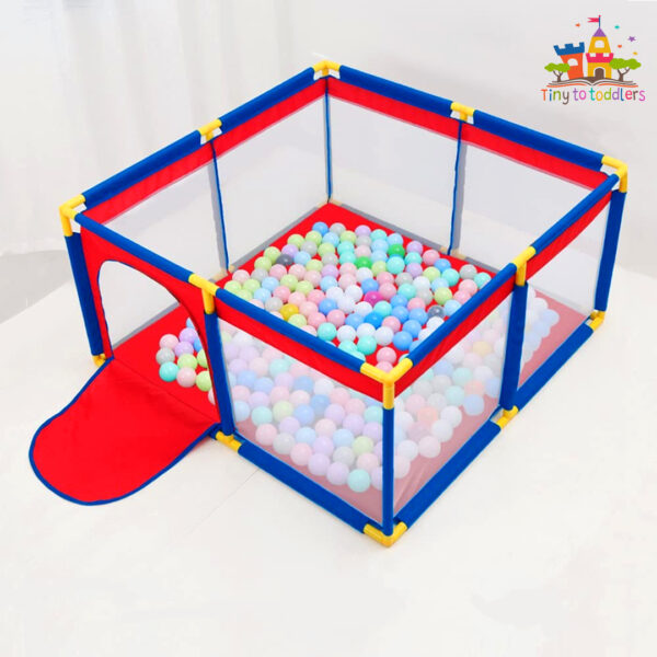 Indoor/Outdoor Ball Pit Play Area with 100 Balls - Image 7
