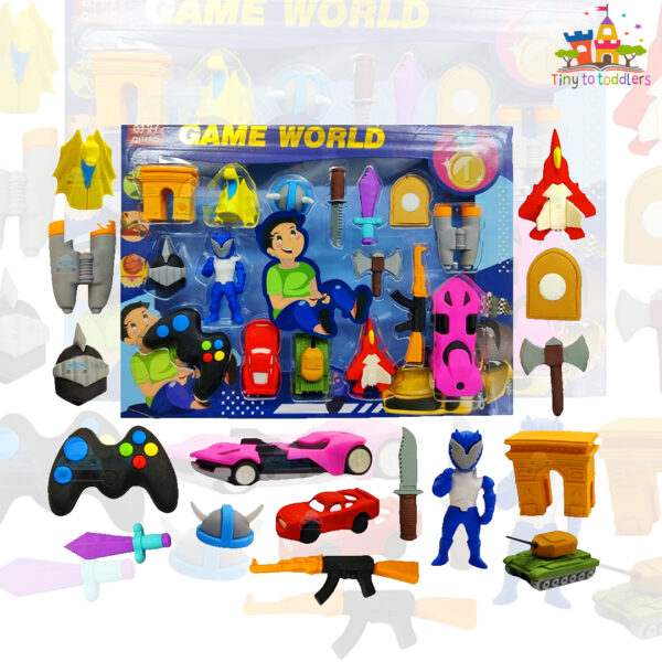 Colorful Character Eraser Collection
