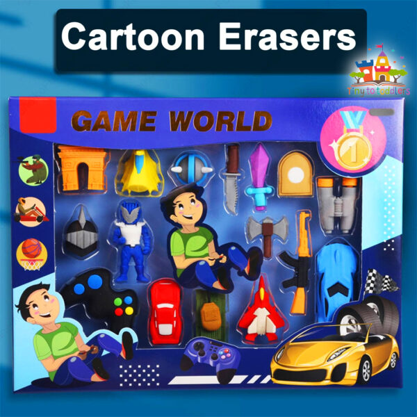 Colorful Character Eraser Collection - Image 3