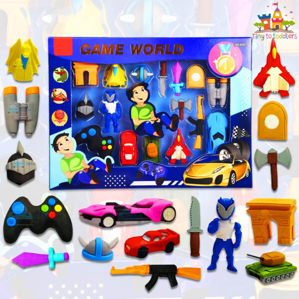 Colorful Character Eraser Collection - Image 2