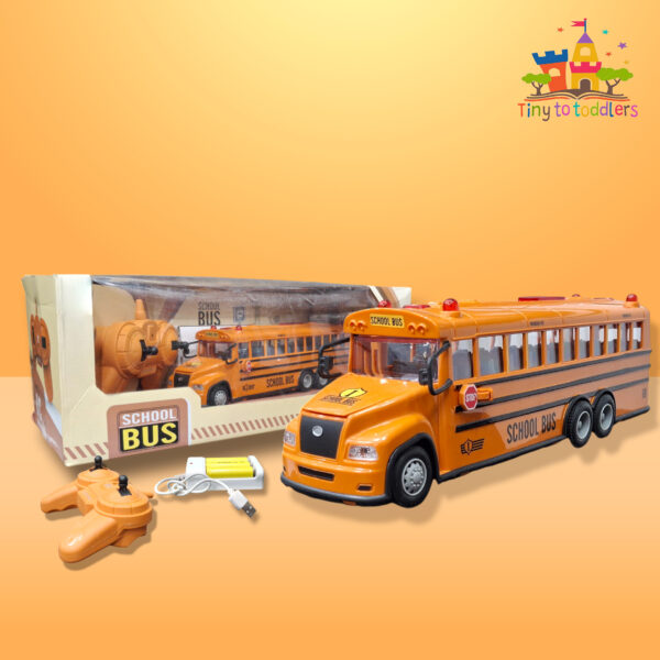 Remote Control School Bus Toy: Fun Learning Adventure - Image 4