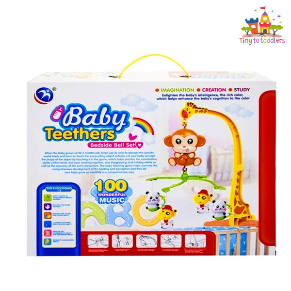 Animal-Shaped Teether Toy with Bedside Hanging Feature - Image 4