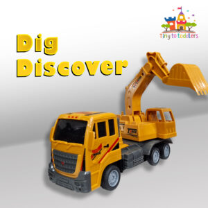 Remote Control Digging Truck: 6-Wheel Excavator