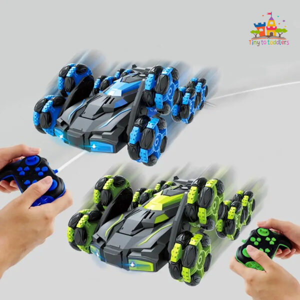6-Wheel Stunt Car Remote Control with 360° Flips