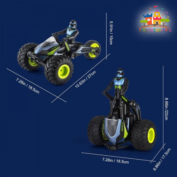 Remote Control ATV Stunt Toy with LED Lights - Image 7