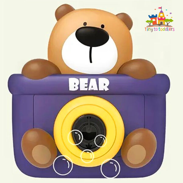 Bubble Bear Cam: Interactive Toy Camera with Bubble Fun