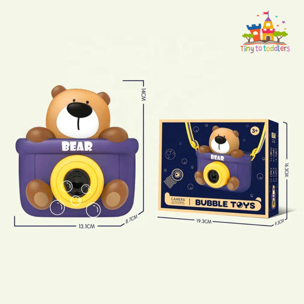 Bubble Bear Cam: Interactive Toy Camera with Bubble Fun - Image 3
