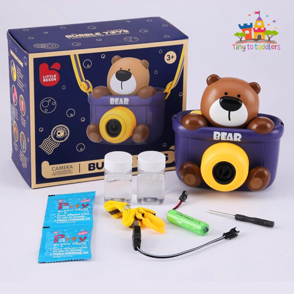 Bubble Bear Cam: Interactive Toy Camera with Bubble Fun - Image 2