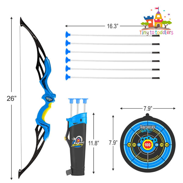 Archery Adventure Bow and Arrow Set with Bullseye Target - Image 5