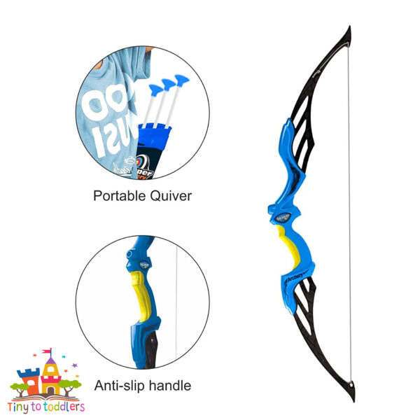 Archery Adventure Bow and Arrow Set with Bullseye Target - Image 3