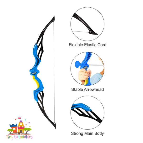 Archery Adventure Bow and Arrow Set with Bullseye Target - Image 2