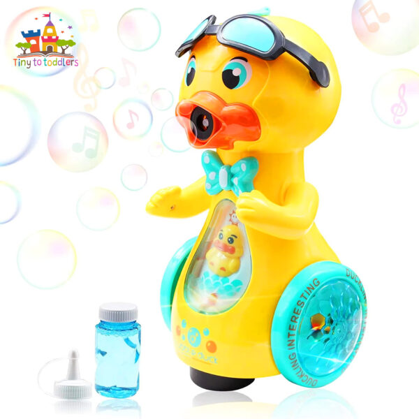 Quacky Bubble Blast: Light & Sound Duck