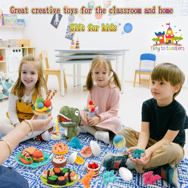 Jurassic Clay Set: Unleash Your Creativity with Dinosaur Molds - Image 5