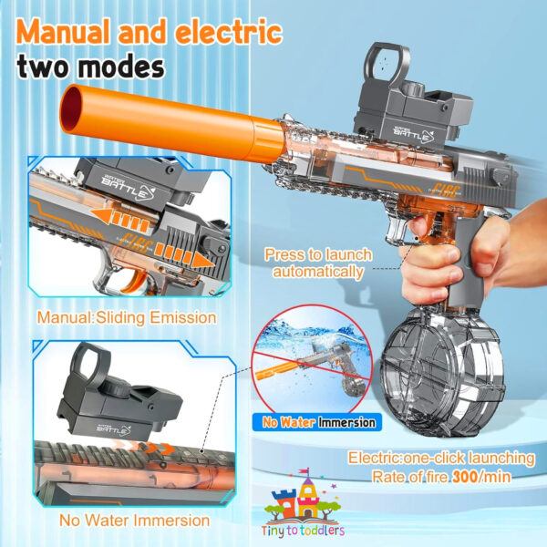 Desert Eagle Water Blaster: Soak Your Targets! - Image 4