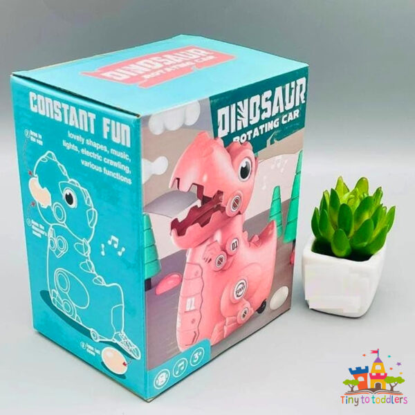T-Rex Egg Drop: Rotating Dinosaur Playset - Image 5