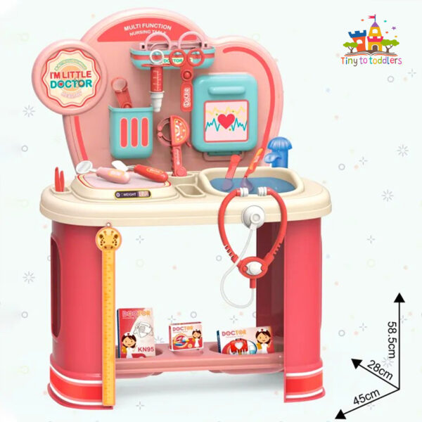 Little Doctor's Kit with Portable Exam Table - Image 3
