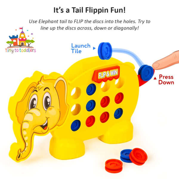 Elephantastic Flip & Win: Fun Plot 3 Game for Kids - Image 5