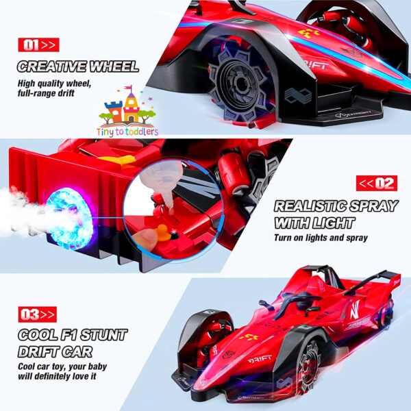 Formula 360° Stunt Car Remote Control - 360 Spin & Flip - Image 3