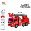 Remote Control Mini Fire Truck with Flashing Lights - Image 4