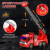 Remote Control Mini Fire Truck with Flashing Lights - Image 3