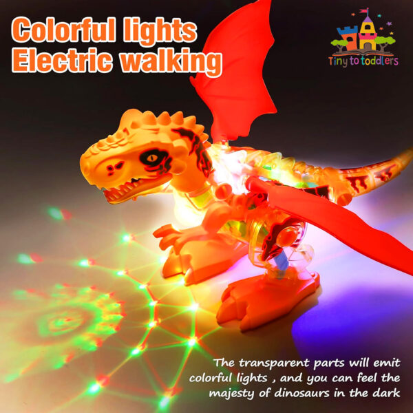 T-Rex Roar: Interactive Light and Sound Dinosaur Toy - Image 8