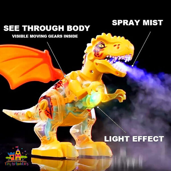 T-Rex Roar: Interactive Light and Sound Dinosaur Toy - Image 6