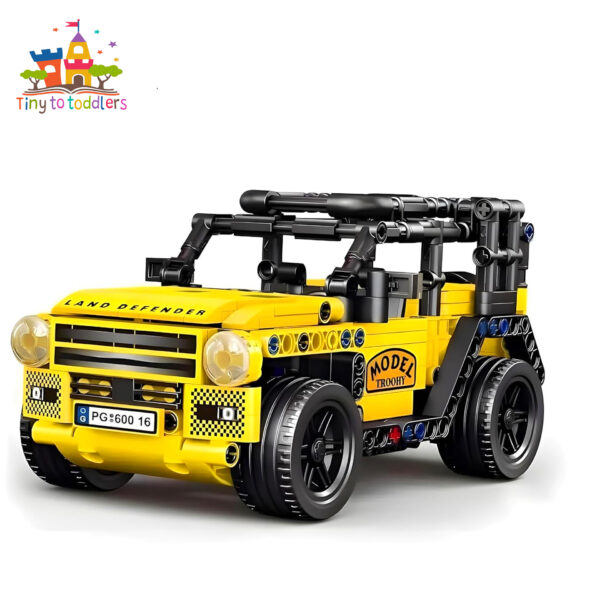 Block Building Jeep Construction Toy