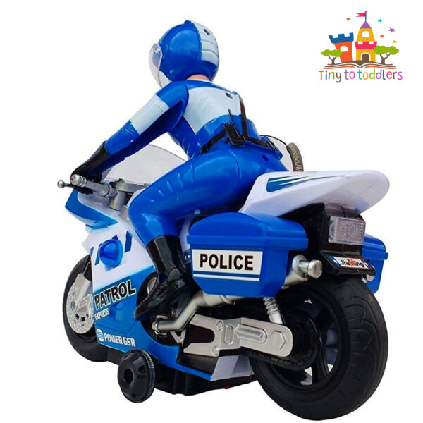 Police Patrol: Remote Control Bike with Siren and Lights - Image 5