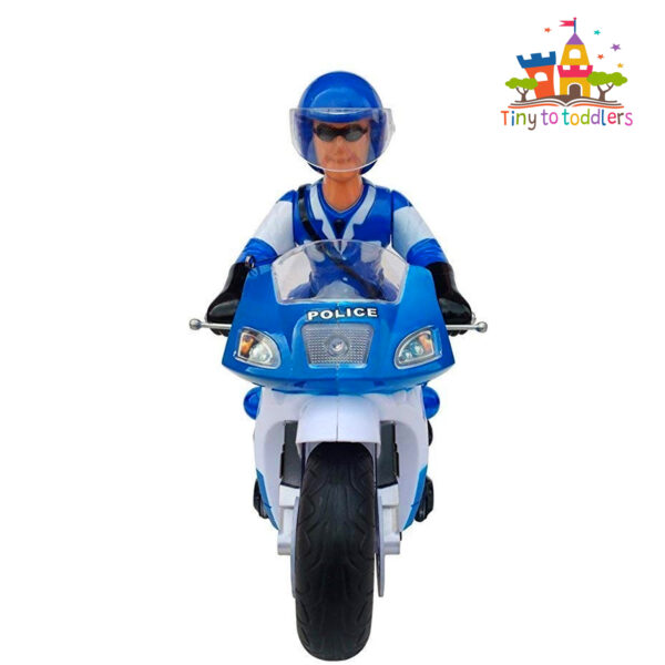 Police Patrol: Remote Control Bike with Siren and Lights - Image 3