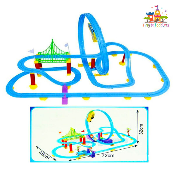 Thomas & Friends 86-Piece Train Track Set with Power Train - Image 4