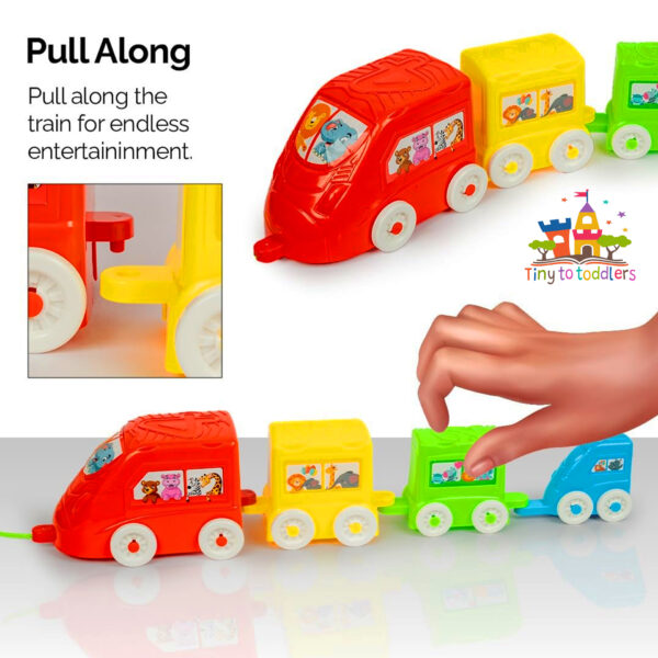 Stack, Link, and Play: 3-in-1 Train Stacker Toy - Image 4