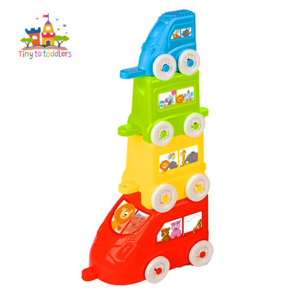 Stack, Link, and Play: 3-in-1 Train Stacker Toy