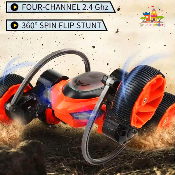 Flip & Twist RC Car with Remote Control - Image 3