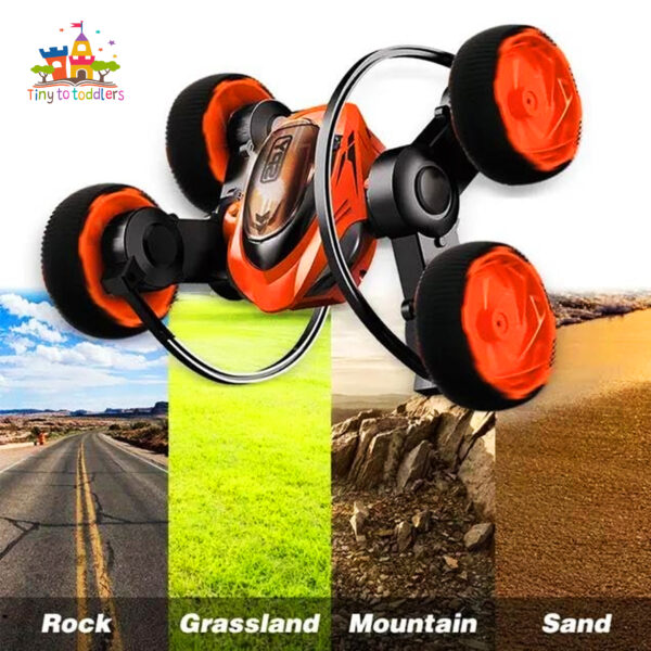 Flip & Twist RC Car with Remote Control - Image 2
