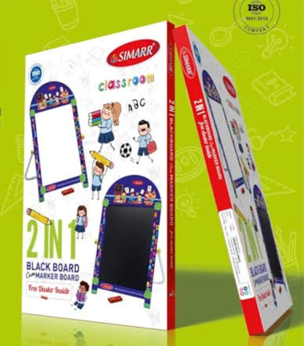 2 in 1 black and white board